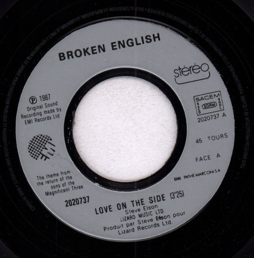 Broken English - Love On The Side - 7 Inch