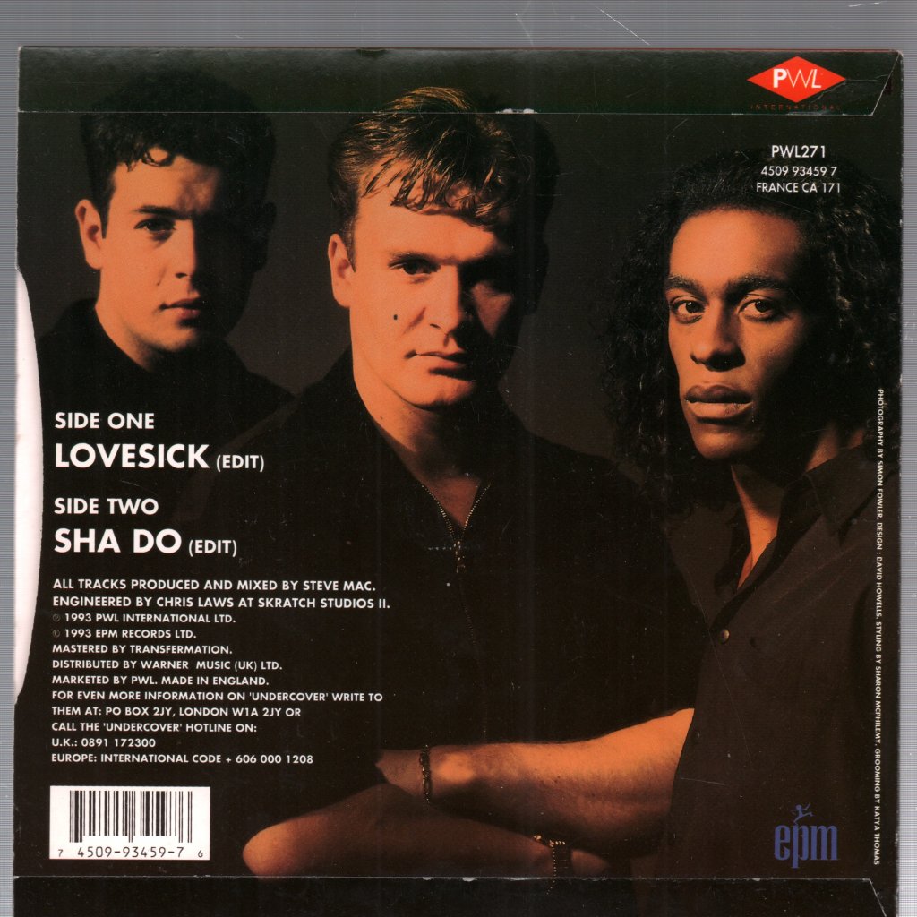 Undercover - Lovesick - 7 Inch
