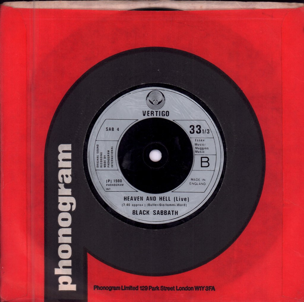 Black Sabbath - Die Young - 7 Inch