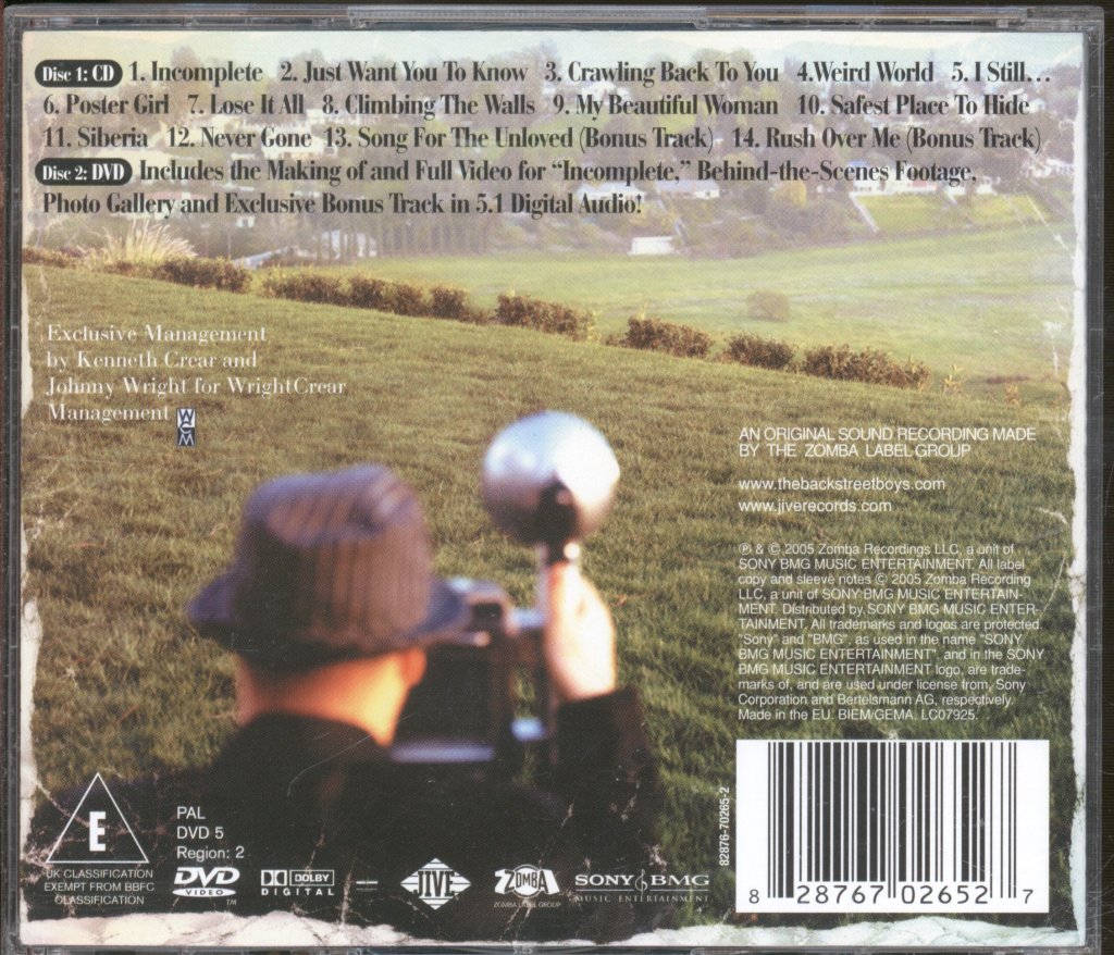 Backstreet Boys - Never Gone - Cd/Dvd