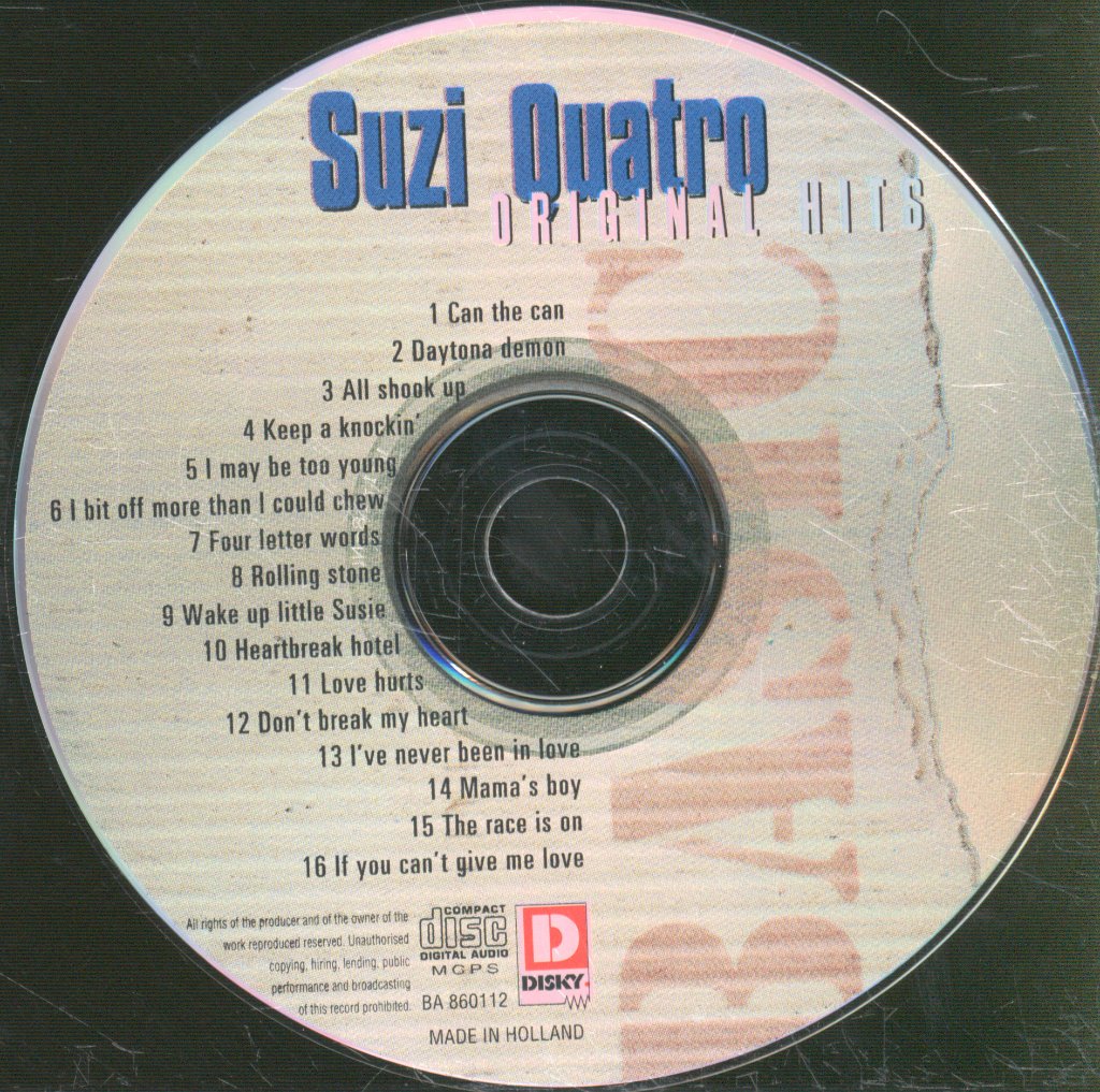 Suzi Quatro - Original Hits - Cd