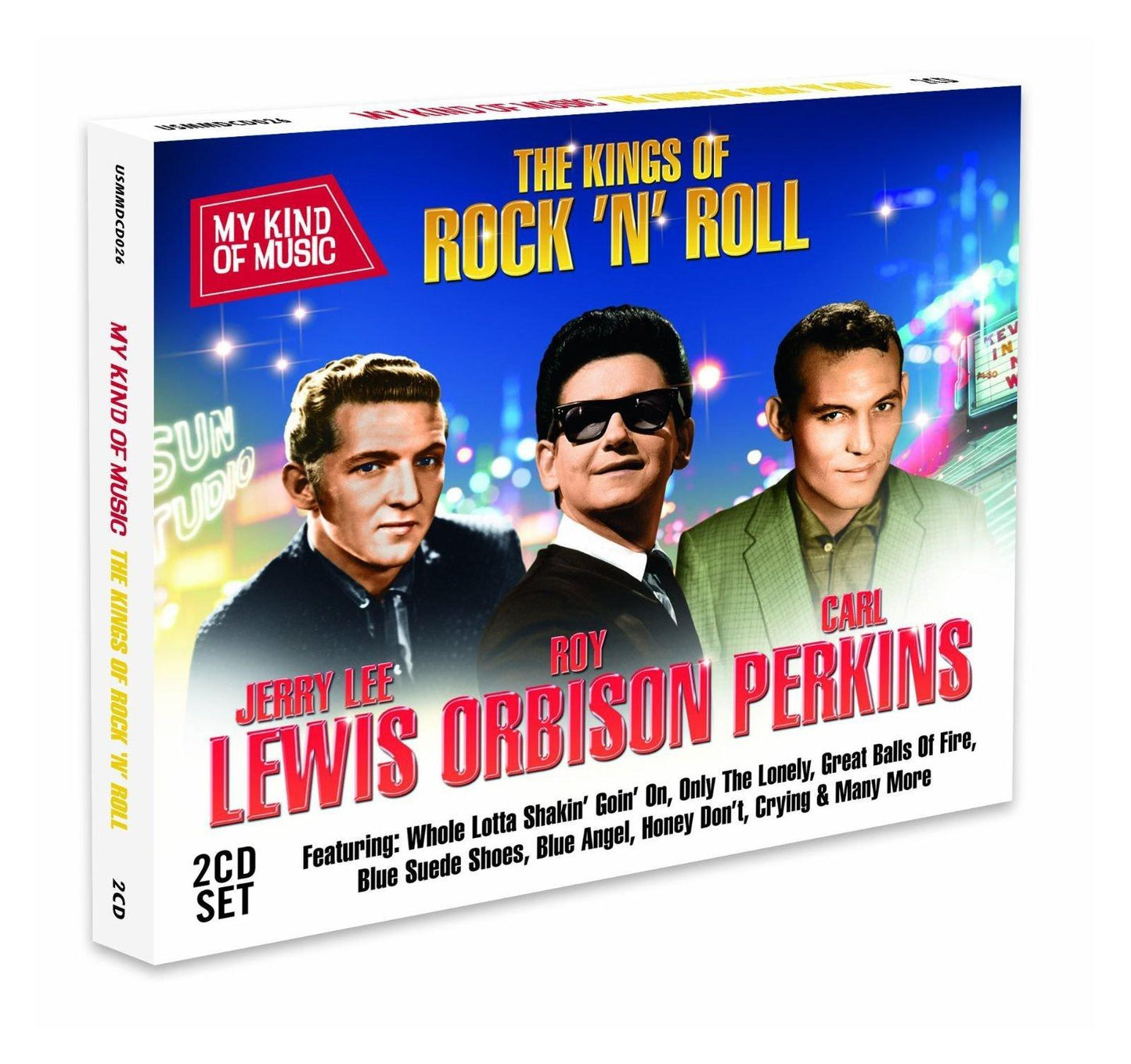 Various Artists - Mkom Kings of Rock 'n' Roll: Jerry Lee Lewis, Roy Orbison, Carl Perkins - Double Cd