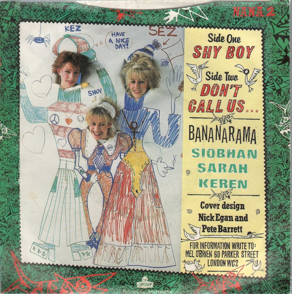 Bananarama - Shy Boy - 7 Inch