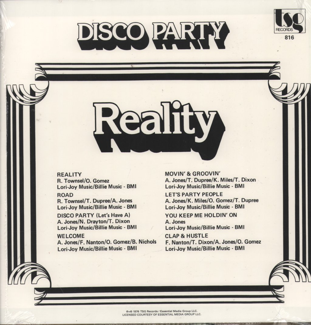 Reality - Disco Party - Lp