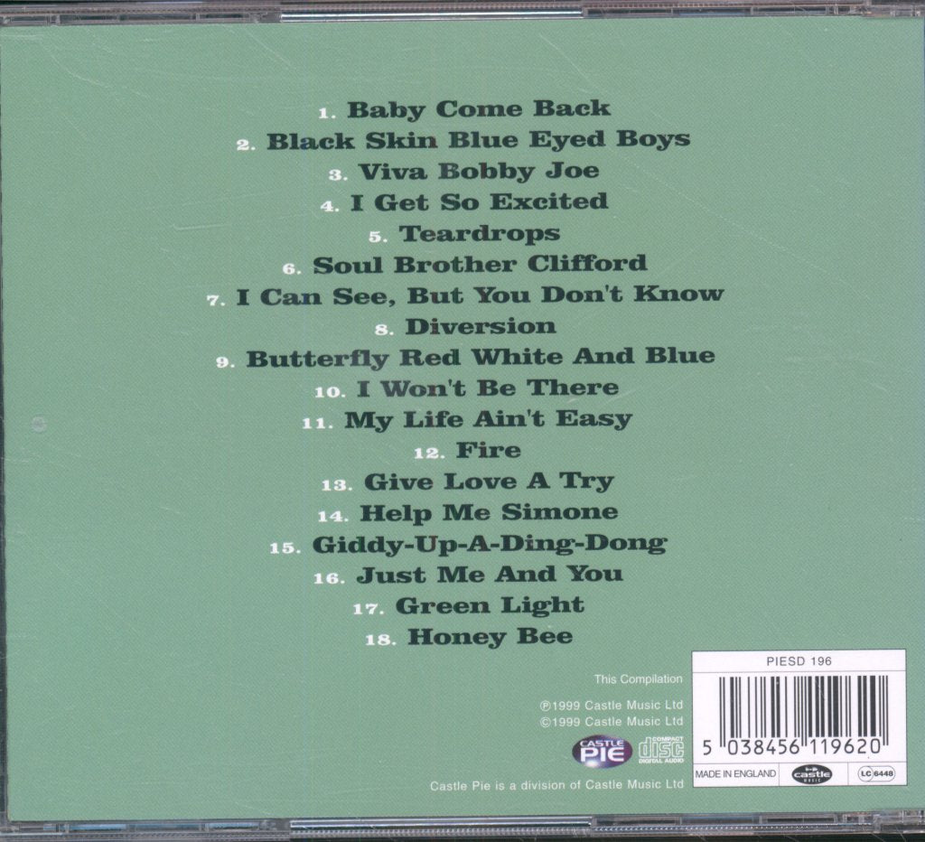 Equals - Best Of The Equals - Baby Come Back - Cd