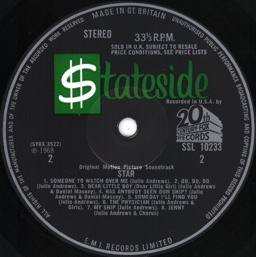 Julie Andrews - Star - Lp