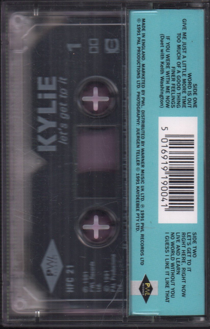 Kylie Minogue - Let's Get To It - Cassette