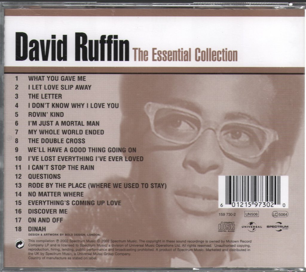 David Ruffin - Essential Collection - Cd