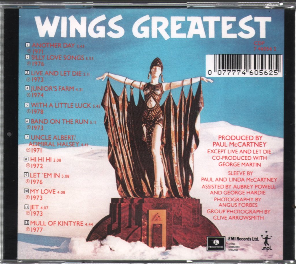 Wings - Wings Greatest - Cd