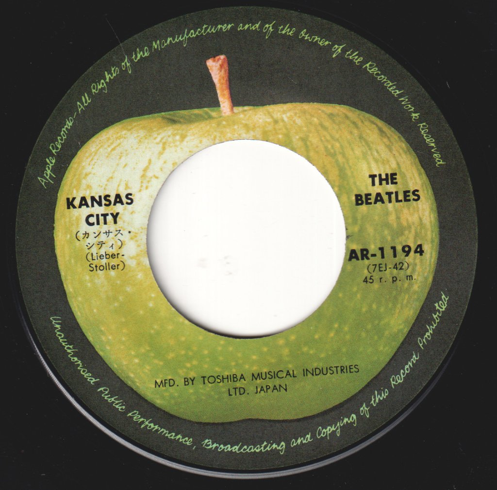 Beatles - Kansas City / I'll Follow The Sun - 7 Inch