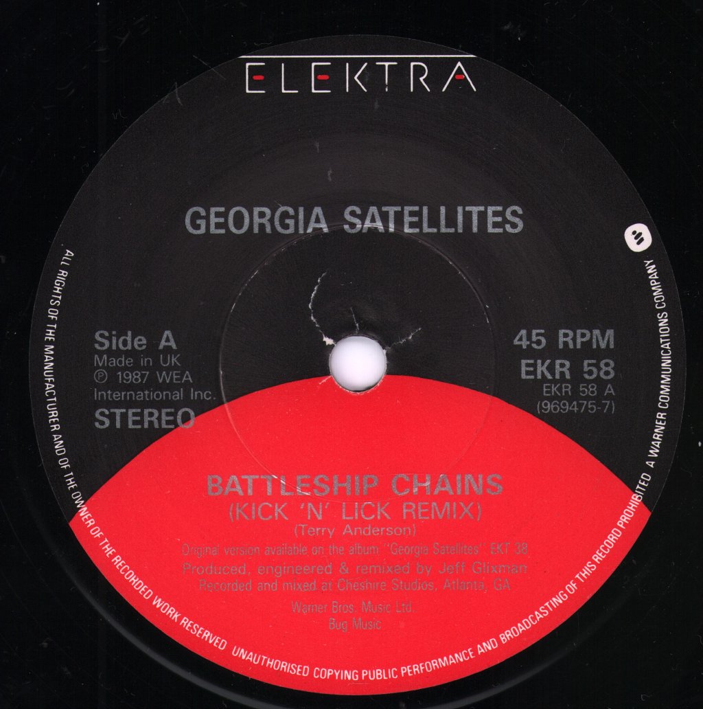 Georgia Satellites - Battleship Chains - 7 Inch