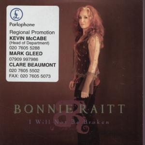 Bonnie Raitt - I Will Not Be Broken - Cd