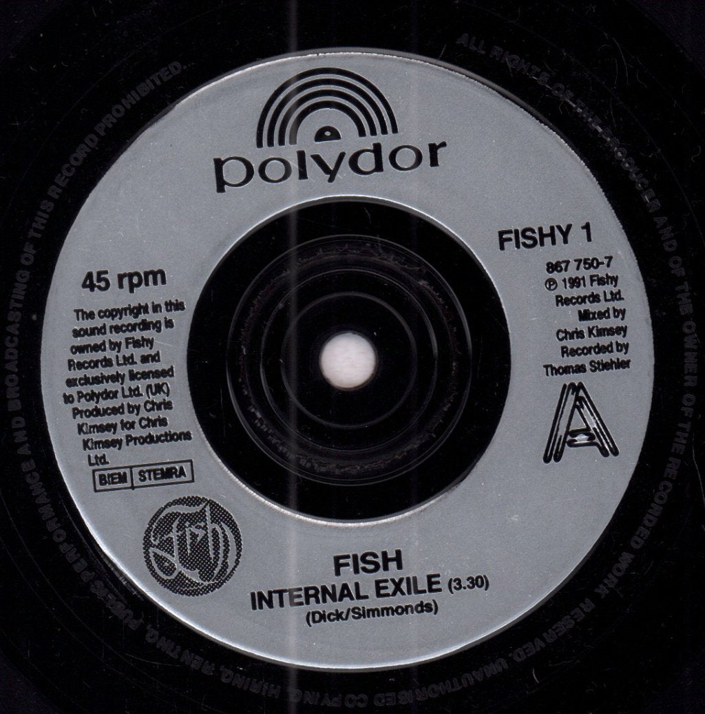 Fish - Internal Exile - 7 Inch