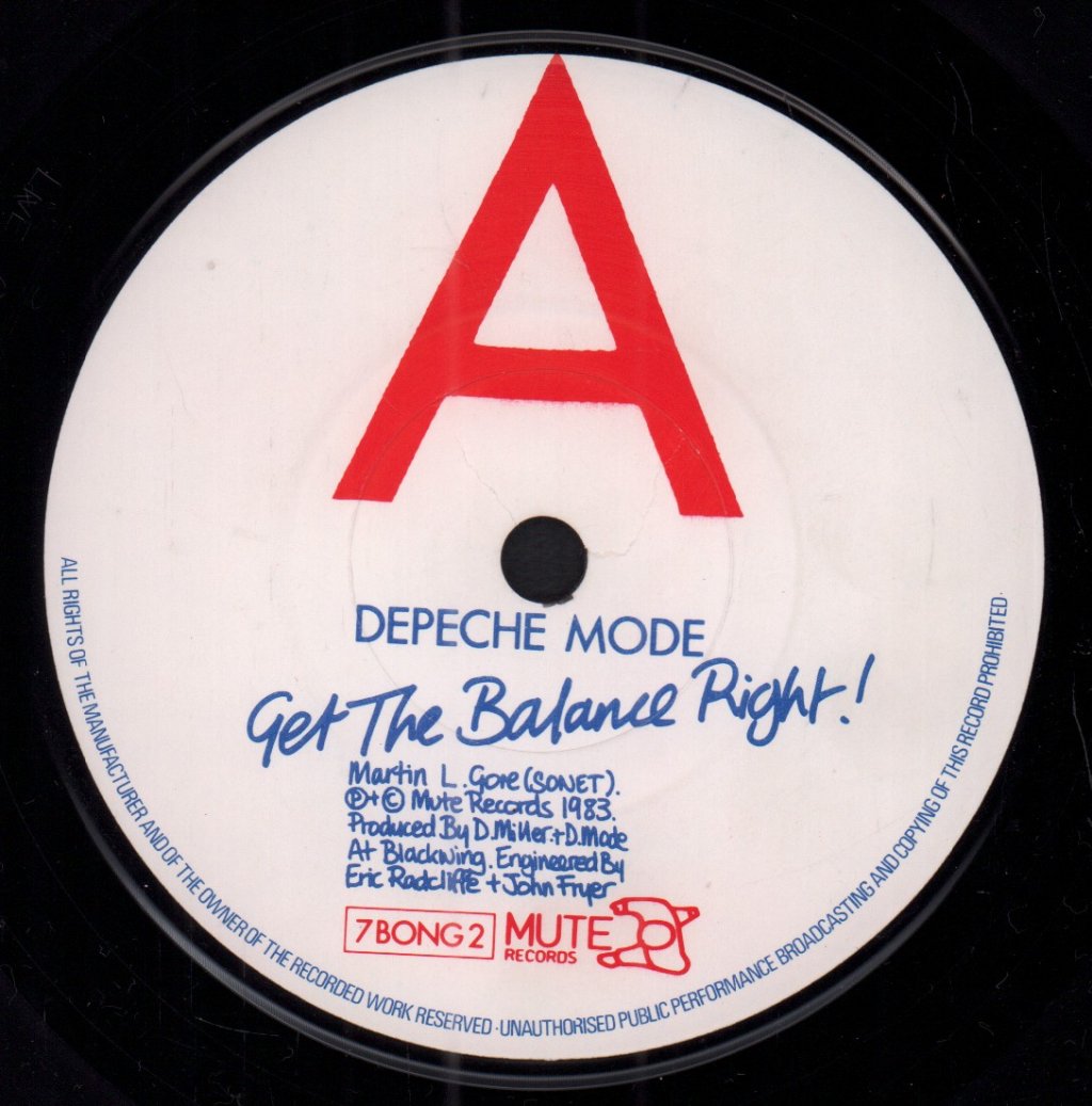 Depeche Mode - Get The Balance Right - 7 Inch