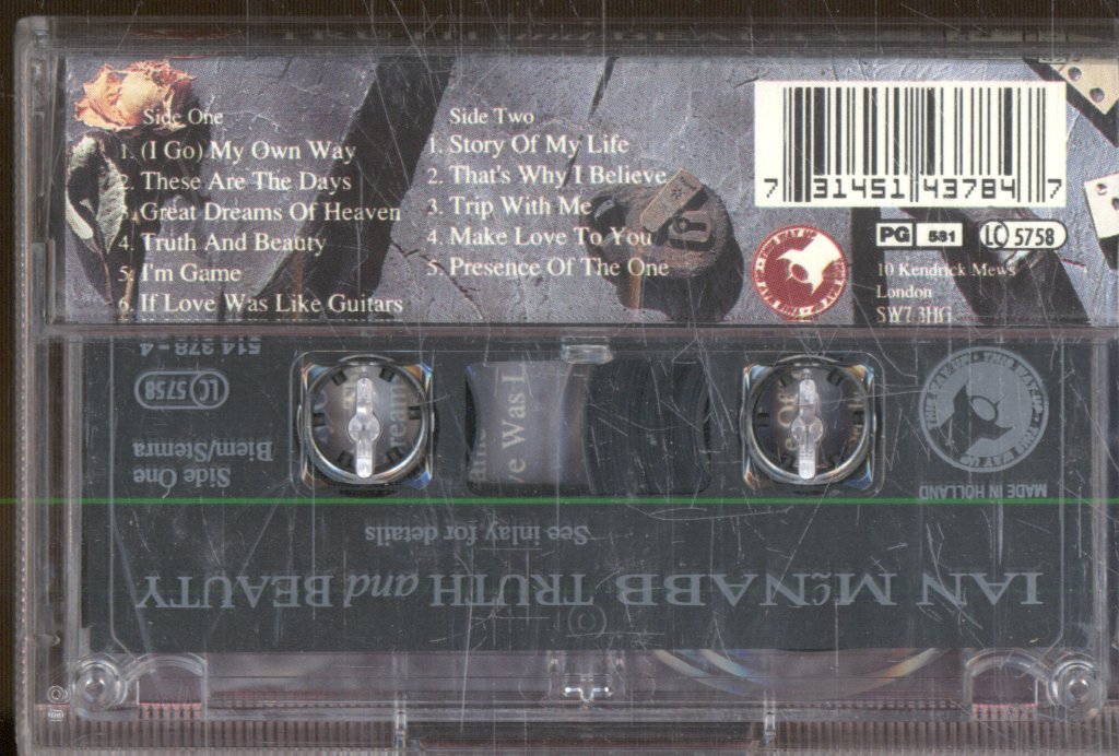 Ian Mcnabb - Truth And Beauty - Cassette