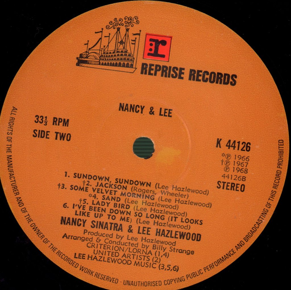Nancy Sinatra And Lee Hazlewood - Nancy And Lee - Lp