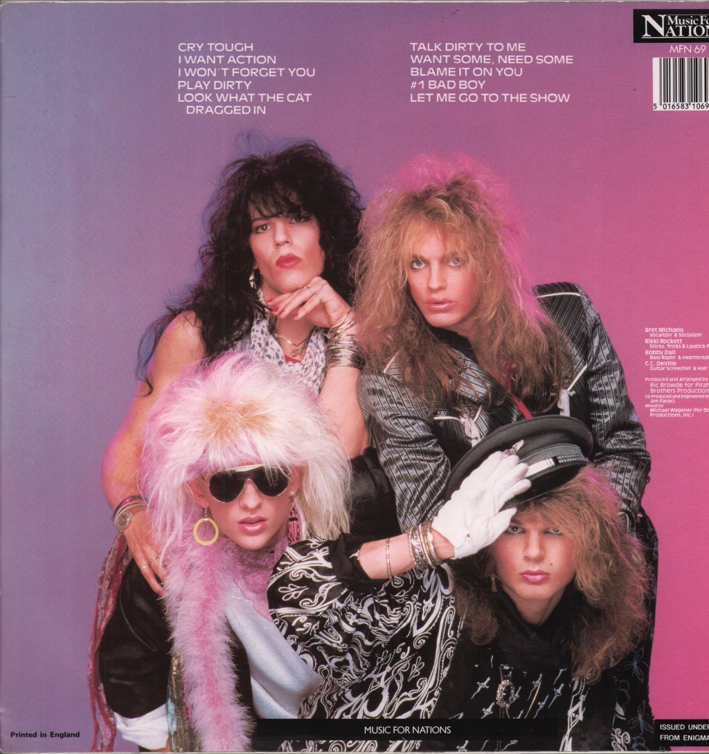 Poison - Look What The Cat Dragged In - Lp