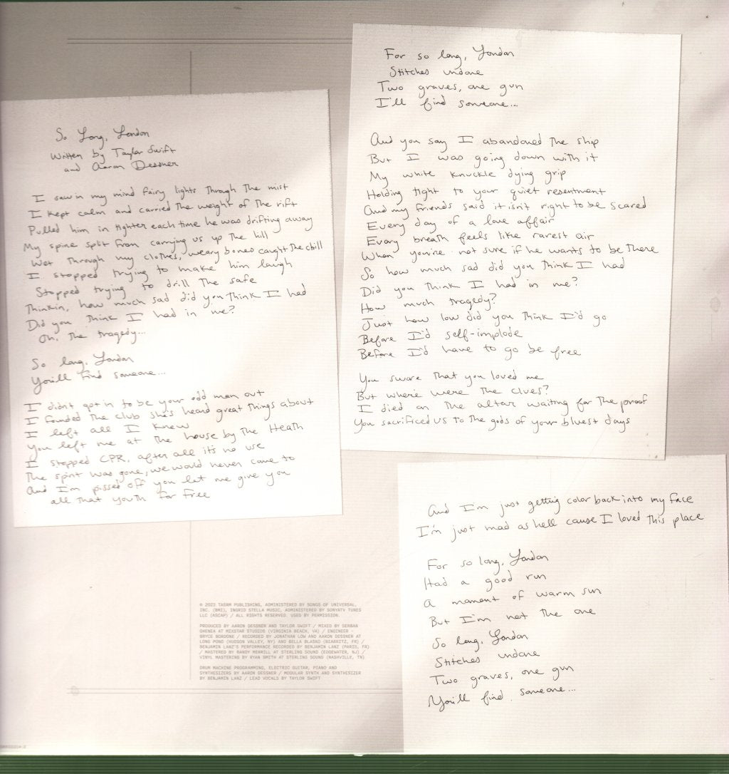 Taylor Swift - Tortured Poets Department - Double Lp