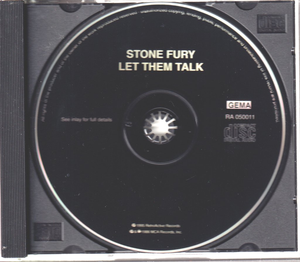 Stone Fury - Let Them Talk - Cd