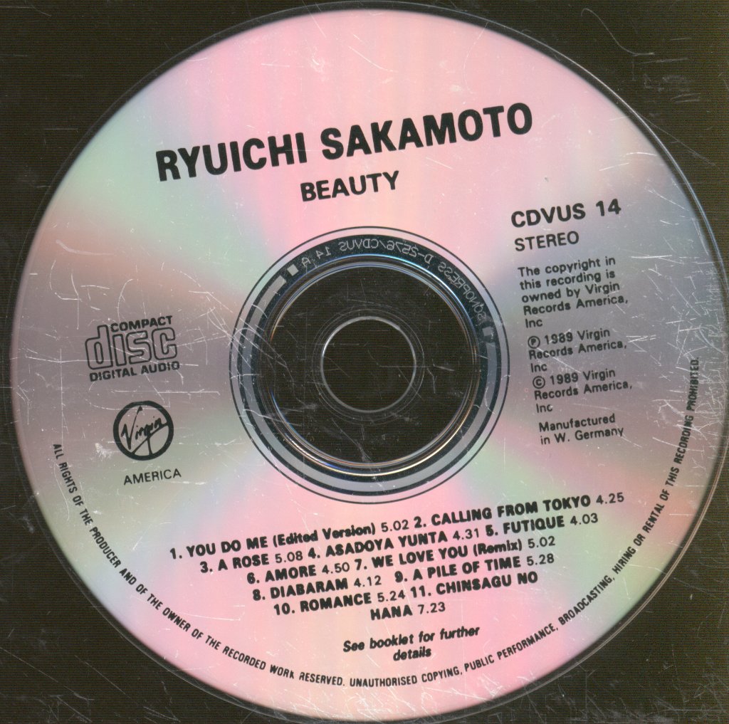 Ryuichi Sakamoto - Beauty - Cd