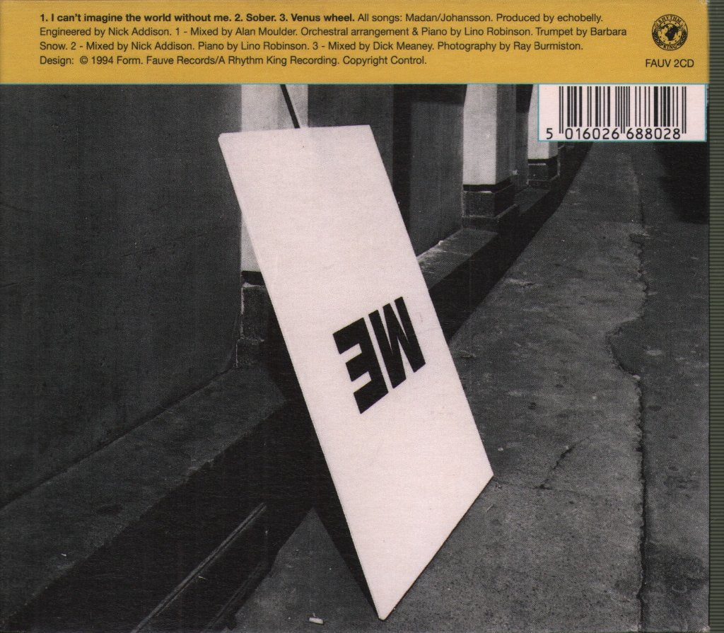 Echobelly - I Can't Imagine The World Without Me - Cd