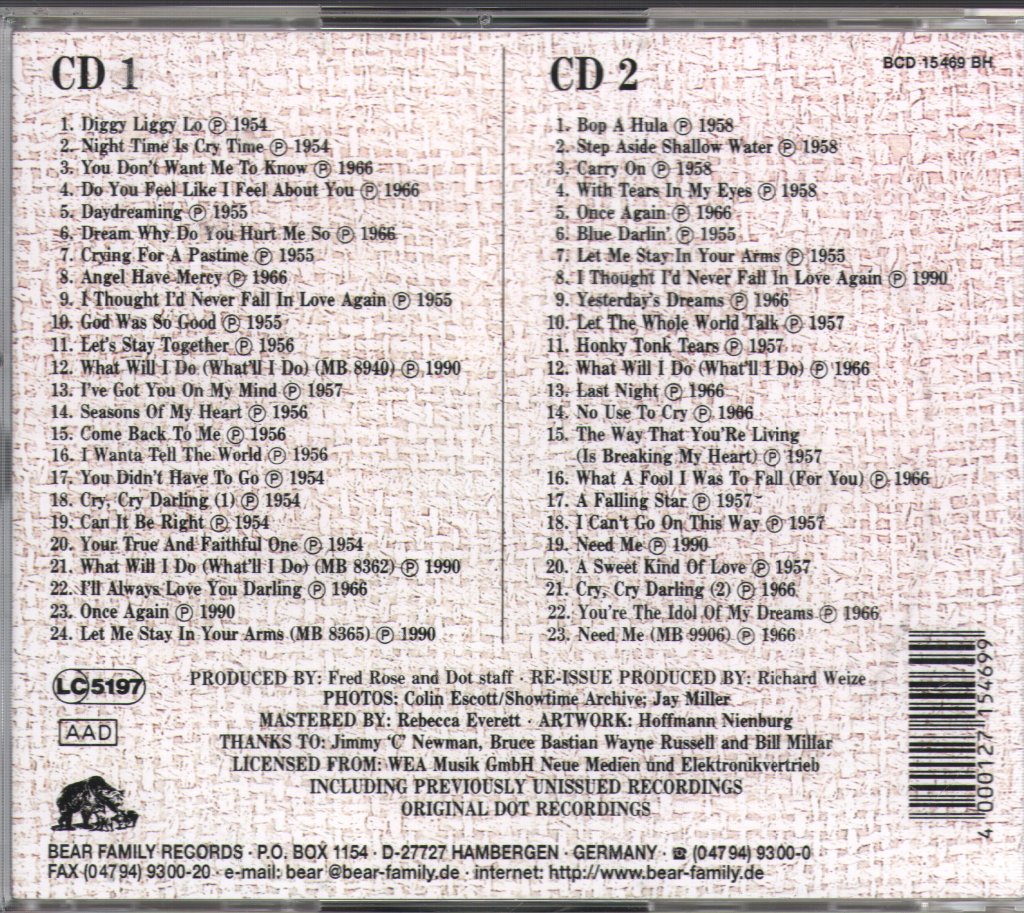 Jimmy C. Newman - Bop A Hula - Cd Set