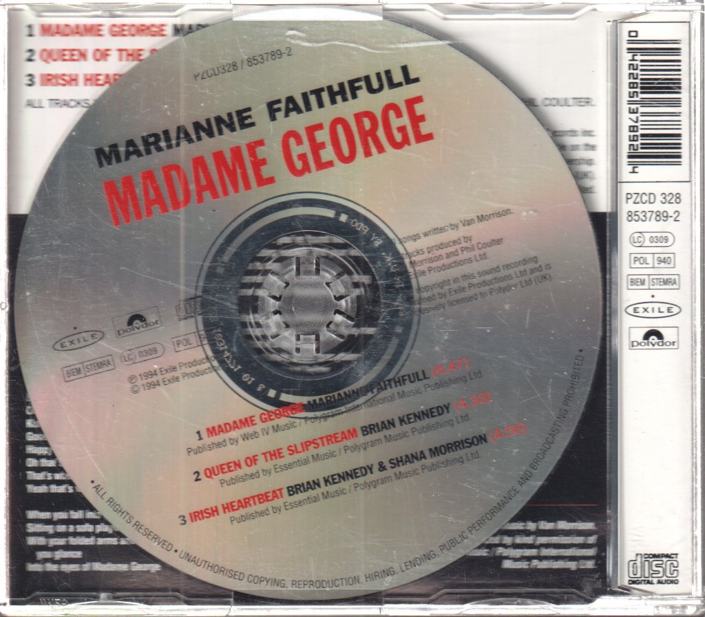 Marianne Faithfull - Madame George - Cd