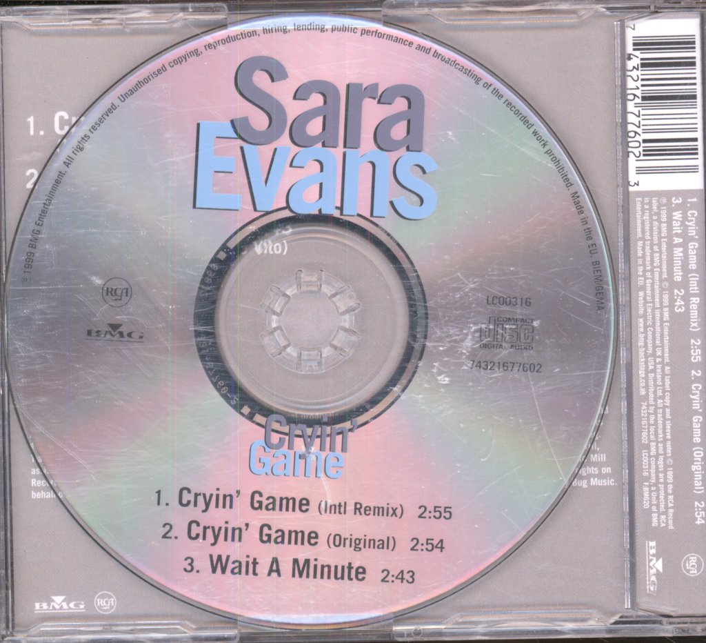 Sara Evans - Cryin' Game - Cd