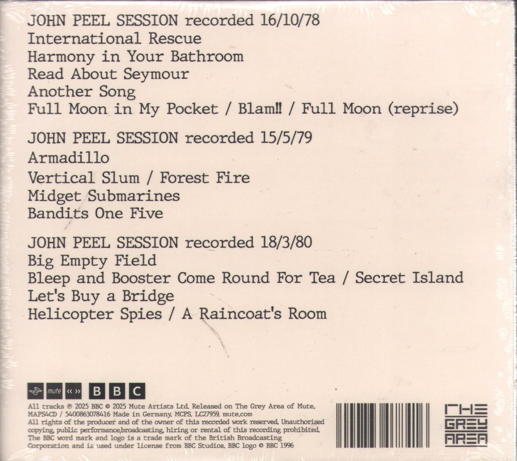 Swell Maps - The John Peel Sessions - Cd