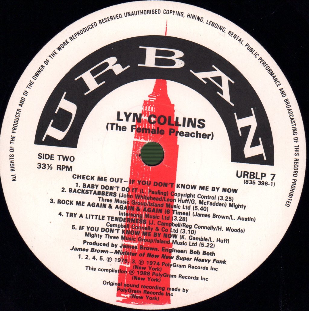 Lyn Collins - Check Me Out If You Don't Know Me By Now - Lp