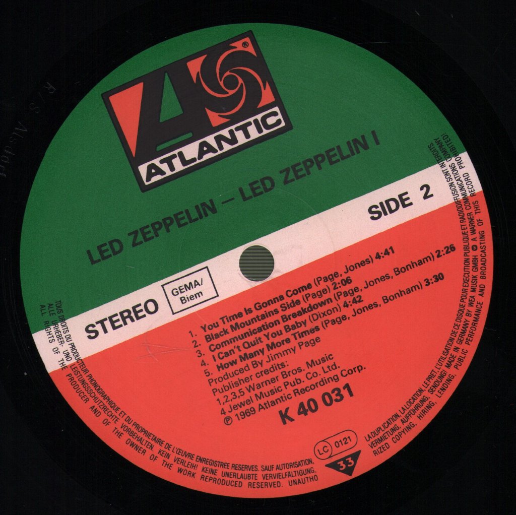 Led Zeppelin - Led Zeppelin - Lp