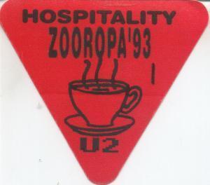 U2 - Zooropa 93 - Sticker