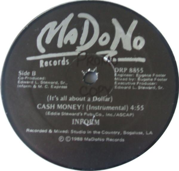 Inform - It's All About A Dollar Cash Money - 12 Inch