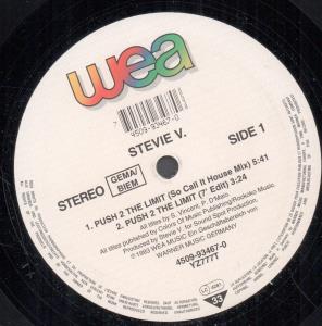 Stevie V - Push 2 The Limit - 12 Inch
