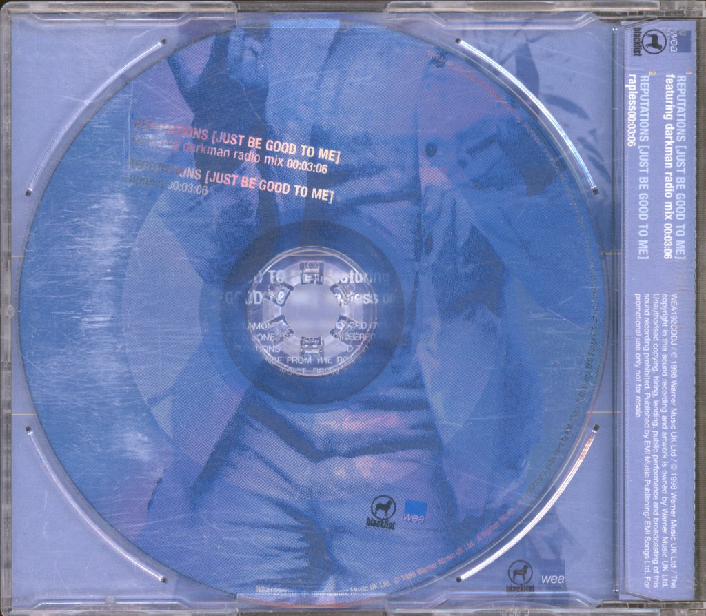 Darkman - Reputations (Just Be Good To Me) - Cd