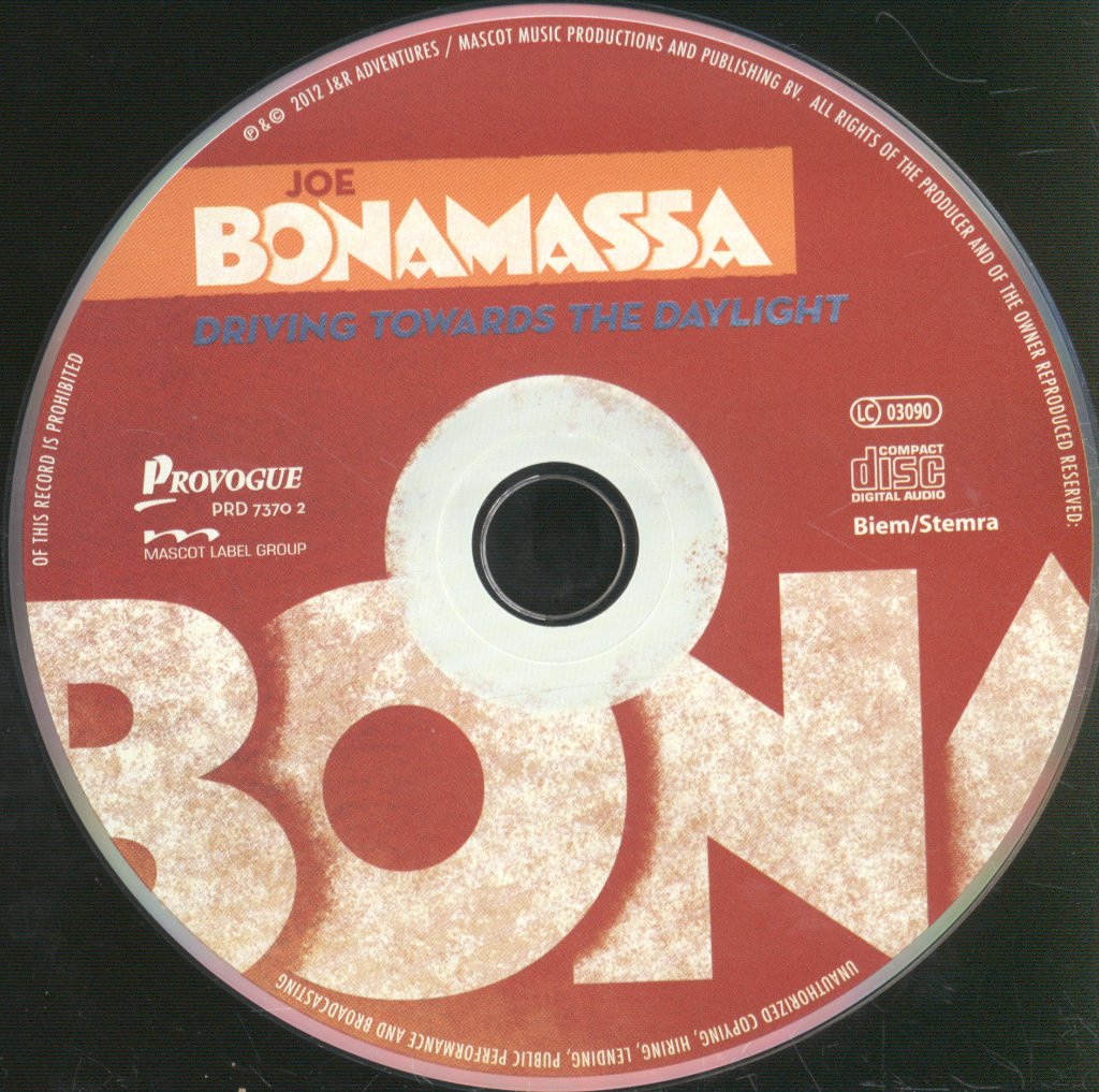 Joe Bonamassa - Driving Towards The Daylight - Cd