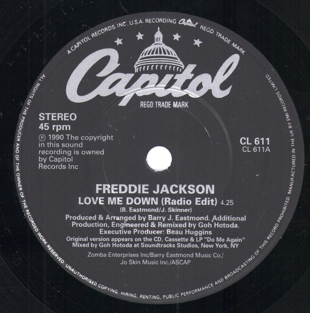 Freddie Jackson - Love Me Down - 7 Inch