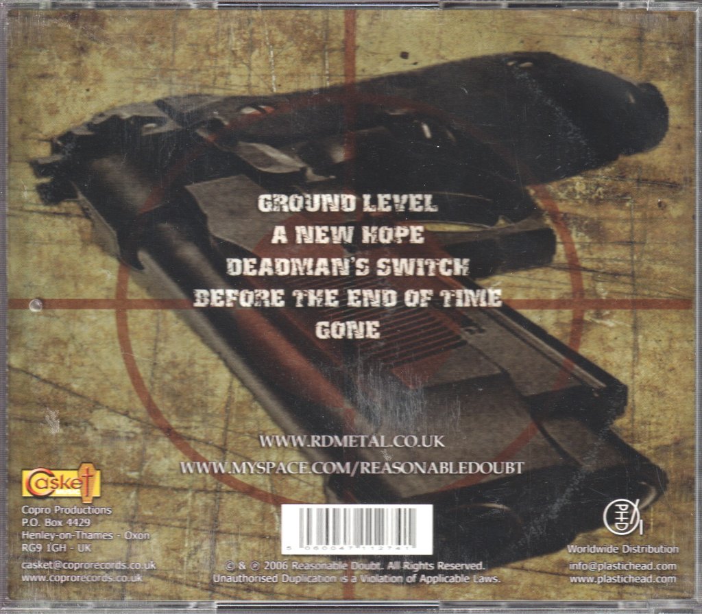Reasonable Doubt - Built To Resist - Cd