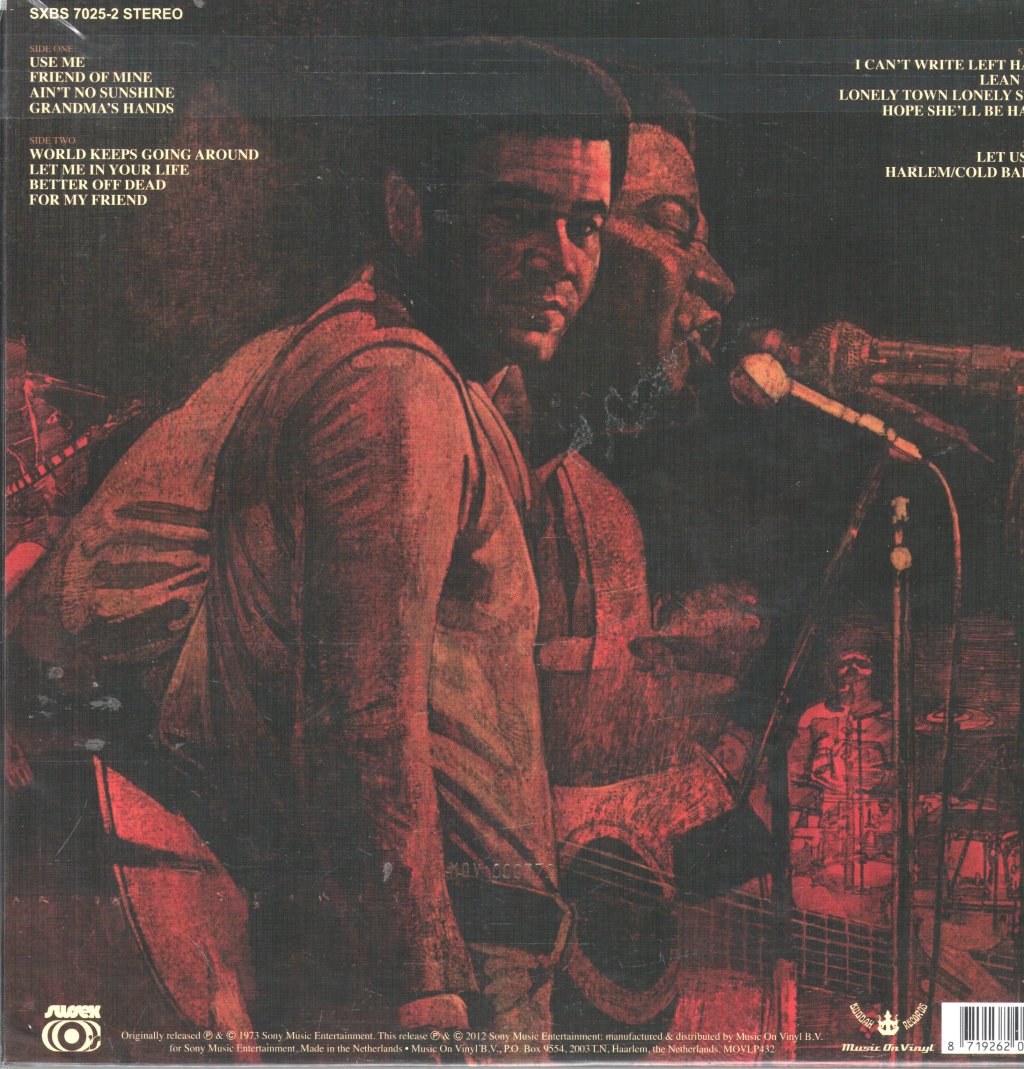 Bill Withers - Live At Carnegie Hall - Double Lp