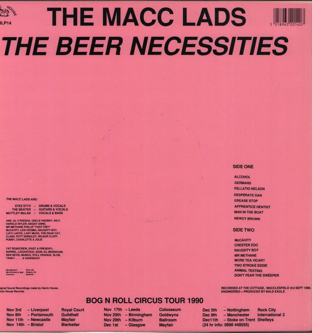 Macc Lads - Beer Necessities - Lp