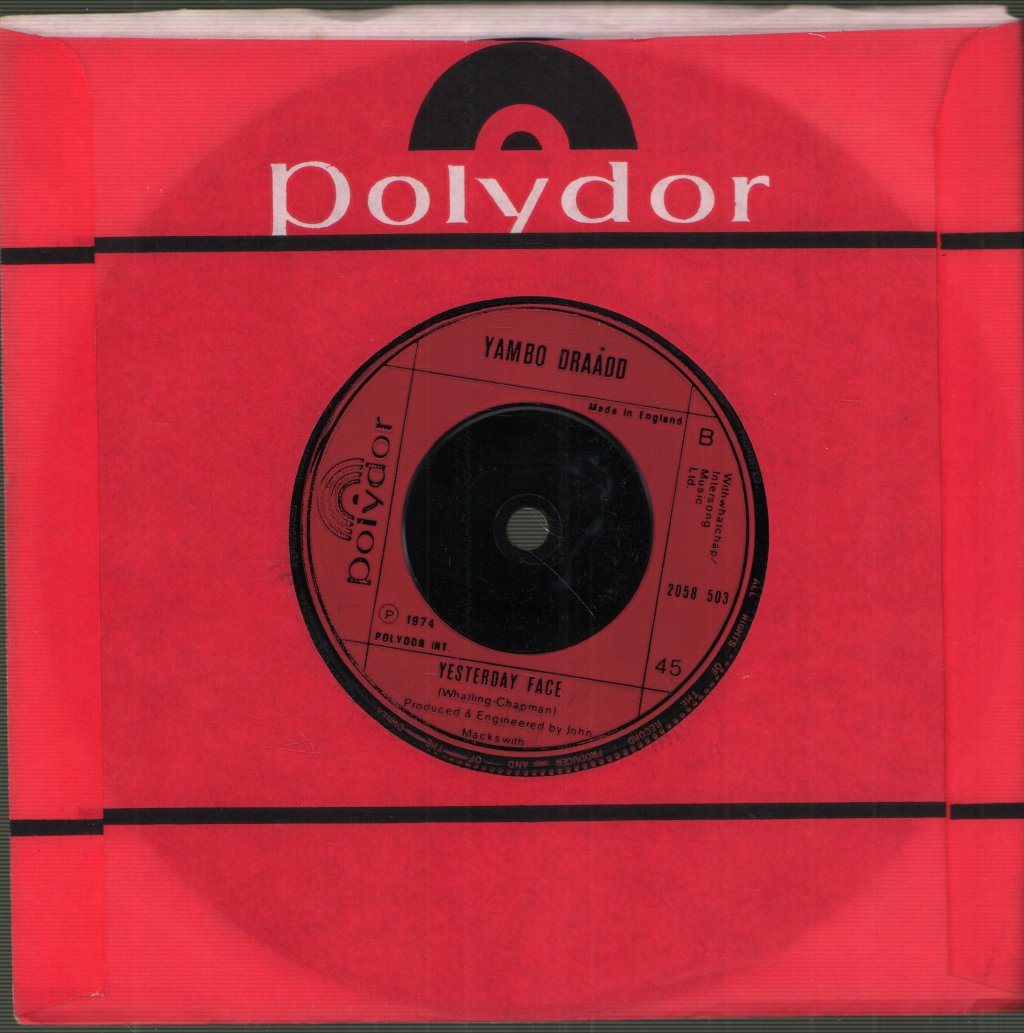 Yambo Draadd - Can't You Buy Tomorrow - 7 Inch