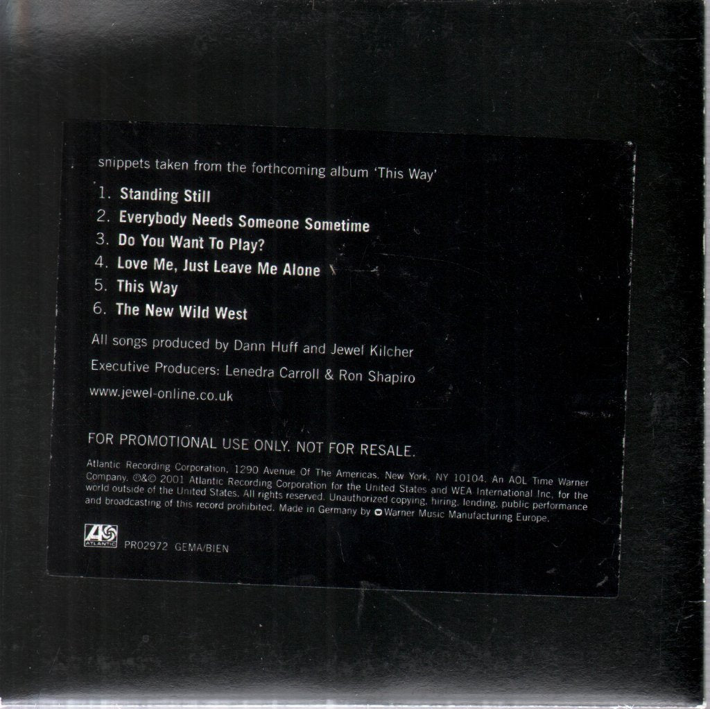 Jewel - This Way (Snippets Taken From The Forthcoming Album) - Cd