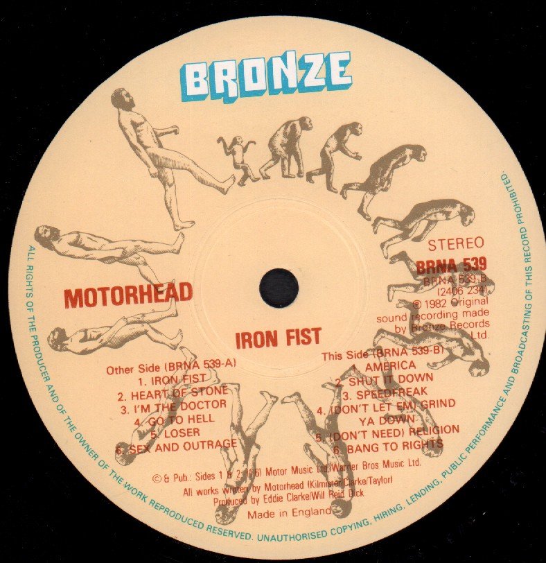 Motorhead - Iron Fist - Lp