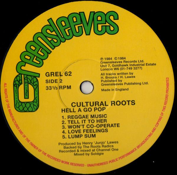 Cultural Roots - Hell A Go Pop - Lp