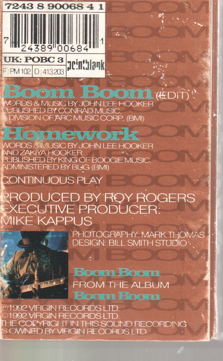 John Lee Hooker - Boom Boom - Cassette
