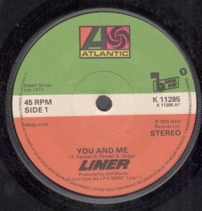Liner (70'S) - You And Me - 7 Inch