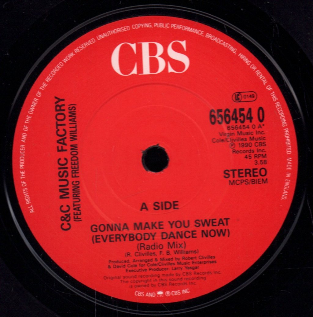 C & C Music Factory - Gonna Make You Sweat - 7 Inch