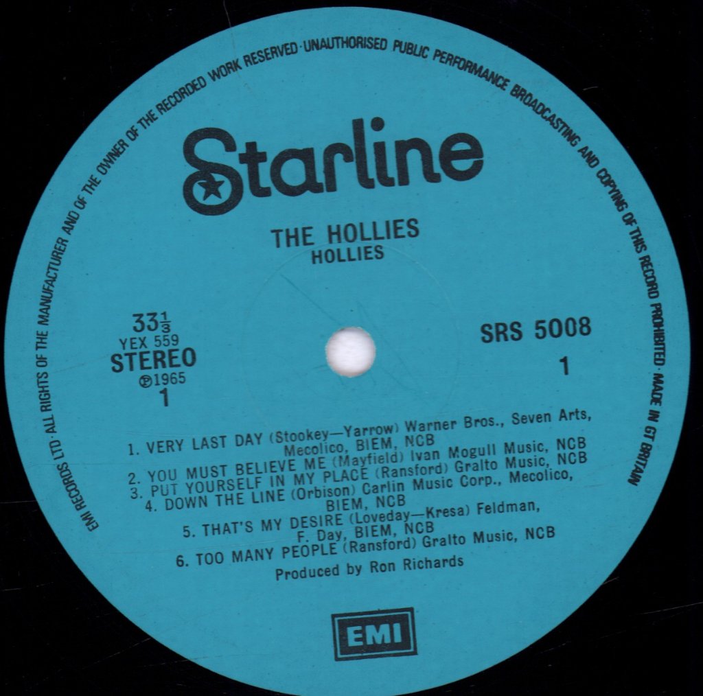 Hollies - Reflection - Lp