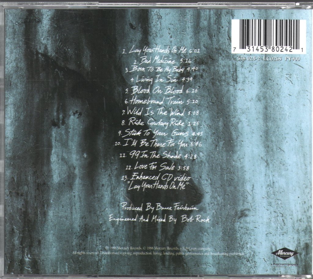 Bon Jovi - New Jersey - Cd