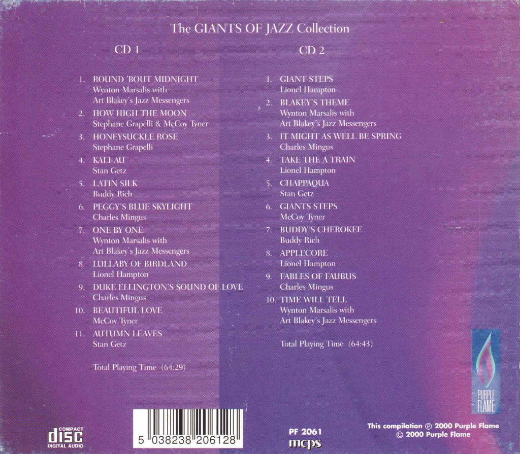 Various Artists - Giants Of Jazz Collection - Cd Set